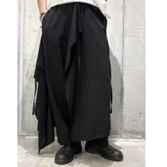 GROUND Y(Yohji Yamamoto) 18SS Tropical Wool Wrap Skirt Pants 3WAYトロピカルウールラップスカートワイドパンツ GW-P18-120 8069000147476のサムネイル