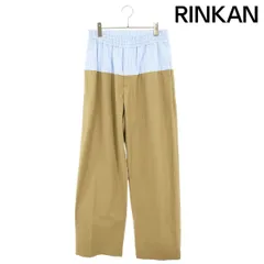 ドリスヴァンノッテン  26SS  PABLO 3103 M.W.PANTS ストライプ切替ワイドロングパンツ メンズ 44のサムネイル