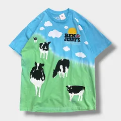 Liquid Blue Ben&Jerry's Tシャツ L オールオーバープリント ベンアンドジェリーズ 牛 企業T USAのサムネイル