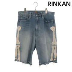 キャピタル  14oz Denim 5P Shorts EK-1448SPA ボーン刺繍デニムハーフパンツ メンズ 36のサムネイル