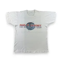 90s ポールマッカートニー Paul McCartney 1993 バンド バンT Tシャツ 白 ワンオク ONE OK ROCK taka着用 シングルステッチ ユーロ 古着 半袖 ba-000033のサムネイル