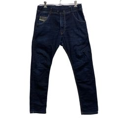 美品】ディーゼル KROOLEY-NE ジョグジーンズ w32 濃紺 - メルカリ