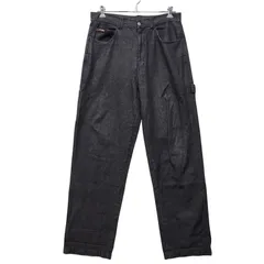 【中古品】 FUBU フブ BAGGY PAINTER BLACK DENIM PANTS FAM-22500 バギー ペインター ブラックデニムパンツ 【153-260718-as-30-izu】のサムネイル