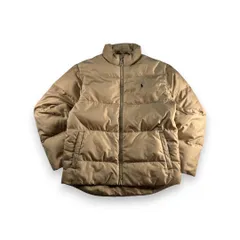 90s Polo Ralph Lauren ラルフローレン ポロ ダウンジャケット ベージュ 肉厚 y2k ja-2603-088のサムネイル