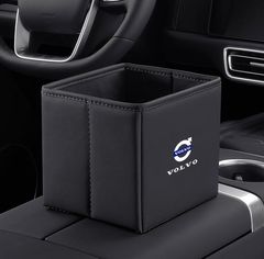 新品 ボルボ 専用 車載ゴミ箱 収納ボックス 防水・防漏 後部座席収納 運転席収納 折りたたみ式 多機能 PUレザー ブラックのサムネイル