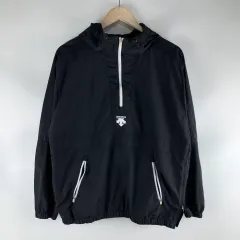 デサント ブラック ハーフジップ ウィンドブレーカー Anorak 95 260715のサムネイル