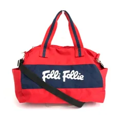 Folli Follie フォリフォリ 2WAYトートバッグ  ロゴ ナイロン    レッド レディース / 240001209035のサムネイル