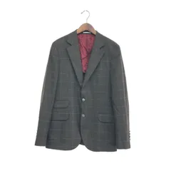 BRUNELLO CUCINELLI ブルネロクチネリ 段返り3Bジャケット サイズ:48 ウールモヘヤカシミヤ/ウィンドーペーン    ブラウン メンズ / 241019003181のサムネイル