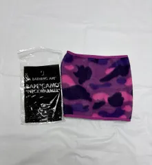 A BATHING APE パープル カモフラ camo ネックウォーマーのサムネイル