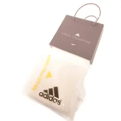 アディダス adidas タグ付き リストバンド 白 ホワイト 無地 ロゴプリント /ML ■GY99のサムネイル
