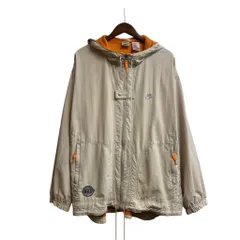 90s レアモデル NIKE ナイキ AirMAX2 ナイロンフーディジャケット ベージュ SIZE L NO.T856のサムネイル