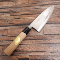 忠房 出刃包丁 研ぎ済 寅 シール付き ほぼ未使用保管品 175mm - メルカリ