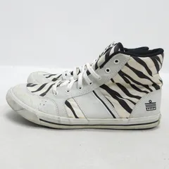 g■【27cm】アドミラル/Admiral ハイカットスニーカー/ゼブラ■白黒/men's/64【中古】■のサムネイル