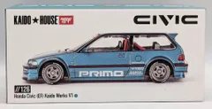 TSM MODEL 1/64MINI GT/KAIDO HOUSE Honda Civic EF Kaido Works V1 (LHD) KHMG126のサムネイル