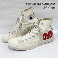 プレイコムデギャルソン CONVERSE コンバース ALL STAR オールスター コラボ ハイカット スニーカー ロゴ プリント チャックテイラー メンズ 26.0cm ISItems【USED】【古着】【中古】50163675のサムネイル