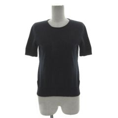 エンフォルド ENFOLD シルク コットン ハーフスリーブニット 38 半袖