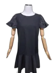BIRD BY JUICY COUTURE ハンサム 正規品 シースルー レディース 夏 半袖Tシャツワンピース 88-98のサムネイル