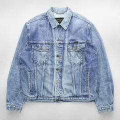 Wrangler 90年代 デニムジャケット Gジャン L ライトブルー ストーンウォッシュ インディゴ AUTHENTIC WESTERN 121172のサムネイル