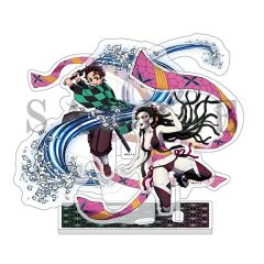 竈門炭治郎 堕姫 テレビアニメ 鬼滅の刃 遊郭編 ポップアップアクリルマスコット 竈門炭治郎vs堕姫