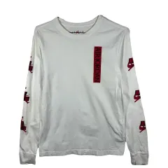 NIKE ナイキ 白 エアジョーダン 長袖 Tシャツ M コットン 100%のサムネイル