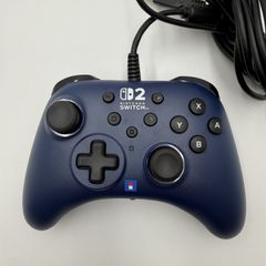 ほぼ新品！任天堂Switch2 ホリパッド TURBO ネイビー NSX-064 - メルカリ