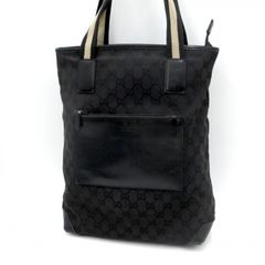 031 極美品 GUCCI トートバッグ ハンドバッグ 肩掛け GGキャンバス
