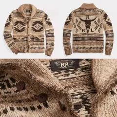 RRL(ダブルアールエル) ウェスタン カーディガン Mのサムネイル