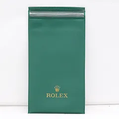 良品 ロレックス サービスポーチ ビニールケース グリーンカラー 腕時計用 メンズ/レディース腕時計 2000000 NSK IGWのサムネイル