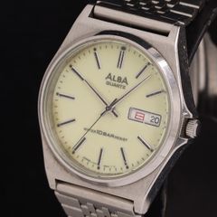 動作品】SEIKO アルバ V743-8B10 メンズ #4245 - メルカリ