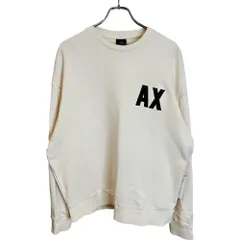 ARMANI EXCHANGE アルマーニエクスチェンジ AXロゴ スウェット プルオーバー 3RZMKE ZJ1ZZ L ベージュ メンズのサムネイル
