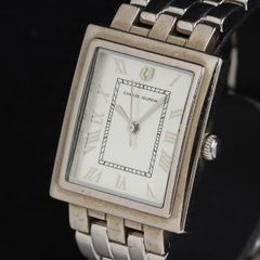 稼働 良品 セイコー 5P31-5320 QZ ホワイト文字盤 メンズ腕時計