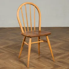 椅子・ソファ イギリス エルム アーコール ERCOL ヴィンテージ 4本 スポーク フープバックチェア ercol 椅子 ダイニングチェア 曲木椅子 材 天然木 英国 シンプル #99247のサムネイル
