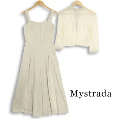 Mystrada マイストラーダ 春夏 総レース トップス セットアップ レース切替 ワンピース Sz.38　レディースのサムネイル