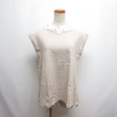 サマンサモスモス SM2 フレンチスリーブ キーネック カットソー Tシャツ F ライトベージュのサムネイル