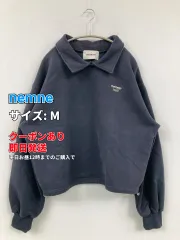 nemne ネンネ スウェット M グレー コットン 無地 長袖 レディースのサムネイル