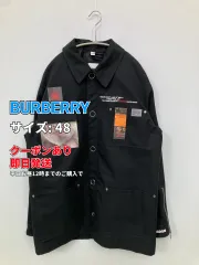 BURBERRY バーバリー カバーオール 48 ブラック コットン フードなし ボタン留め メンズのサムネイル