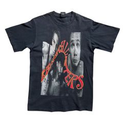 90s - 00s CHROME HEARTS Old English Scroll Label 長袖 Tシャツ M