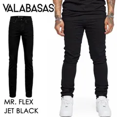 【 本国現地価格 】VALABASAS MR. FLEX ストレッチスキニー【JET BLACK】【ジェブラック】 【黒】 【前ブランドロゴ吊り下げタグ】【後ブランドロゴ布タグ】のサムネイル