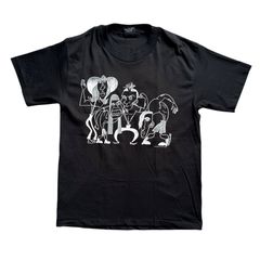 90s - 00s CHROME HEARTS Old English Scroll Label 長袖 Tシャツ M