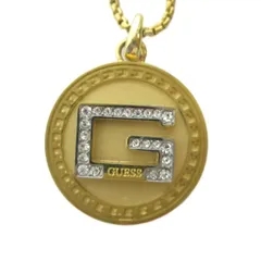 ゲス GUESS ネックレス アクセサリー ペンダント Gロゴ ラインストーン ゴールド色 ■GY18 /MQのサムネイル