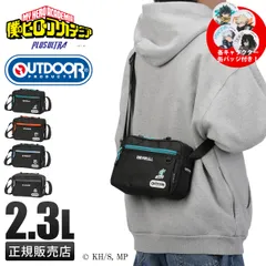 アウトドアプロダクツ 僕のヒーローアカデミア ショルダーバッグ メンズ レディース ブランド 軽量 小さめ 斜めがけ 横型 ミニ 缶バッチ付き 2.3L OUTDOOR PRODUCTS ODHA01のサムネイル