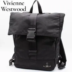 【美品】Vivienne リュックサック バックパック A4可 ナイロン 黒色のサムネイル