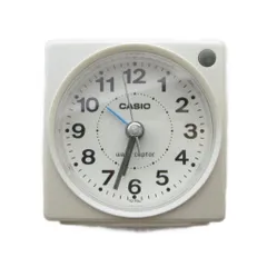カシオ CASIO TQ-750J 電波受信機能付き 目覚まし時計 置時計 インテリア 白文字盤 白 ホワイト ■GY11 /MQのサムネイル