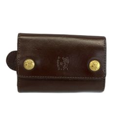 IL BISONTE キーケース クロコ型押し ブラウン - メルカリ