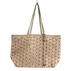 JIMMY CHOO トートバッグ スタースタッズ ピンク - メルカリ