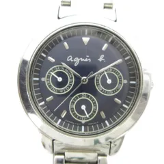 アニエスベー agnes b. V14J-0A70 腕時計 ウォッチ クォーツ クロノグラフ シルバー色 ■GY18 /MQのサムネイル