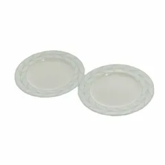 ティファニー TIFFANY & CO. ウィートリーフ柄 プレート 2枚セット 食器 皿 ロゴ 白 ホワイト ■GY18 /MQ ■OHのサムネイル