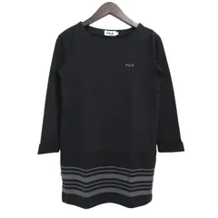 フィラ チュニック 長袖Tシャツ トップス レディース Sサイズ ブラック FILA 【中古】のサムネイル