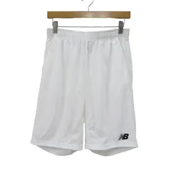 ニューバランス ショートパンツ ボトムス ジャージ スポーツウエア 大きいサイズ メンズ XLサイズ ホワイト NEW BALANCE 【中古】のサムネイル