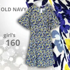OLD NAVY　オールドネイビー　花柄　ミニ　ワンピース　１６０　細身　華奢　スレンダーのサムネイル